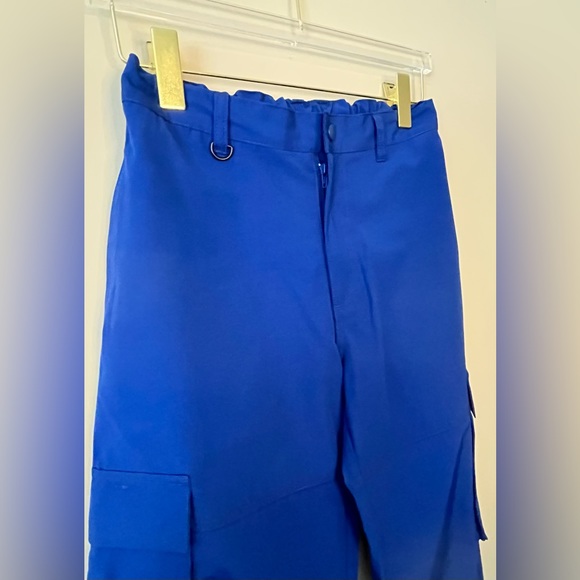 Stussy Design Corp Blue Cargo Straight Leg Hipster Skater Pants Women’s Size 7 - Picture 5 of 12